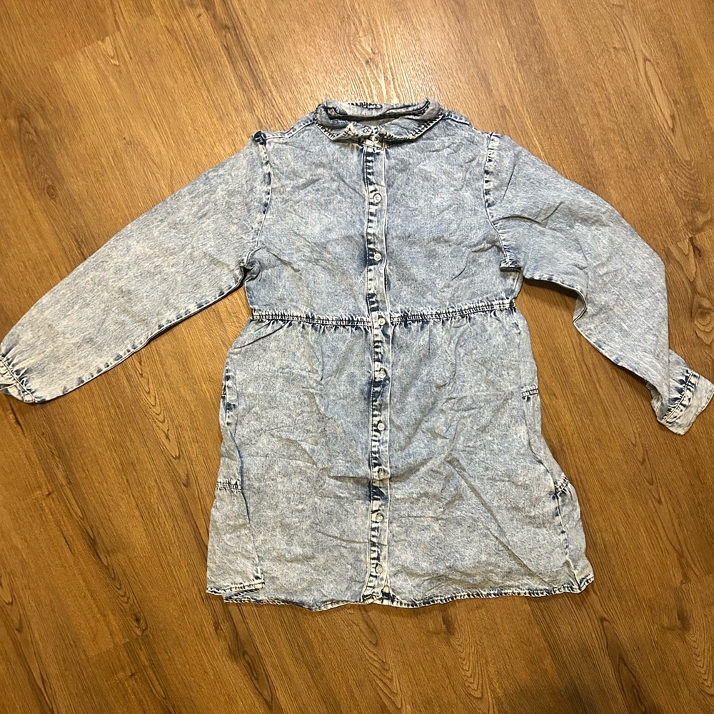 Denim Long-Sleeve Dress